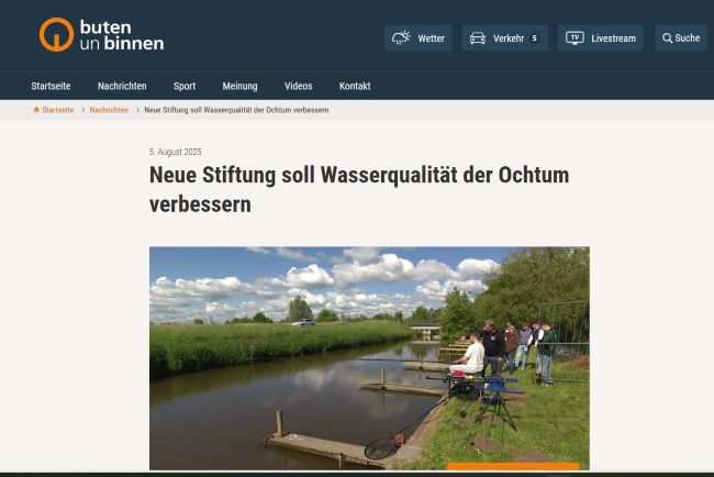 Gründung der Stiftung Natur- und Gewässerlandschaft Ochtum (08.08.2025)